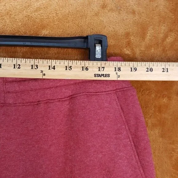 LUNYA Mens Jogger 2XL Maroon Pull On RESTORE DOUBLE FACED Pant Sweatpant LAHGO